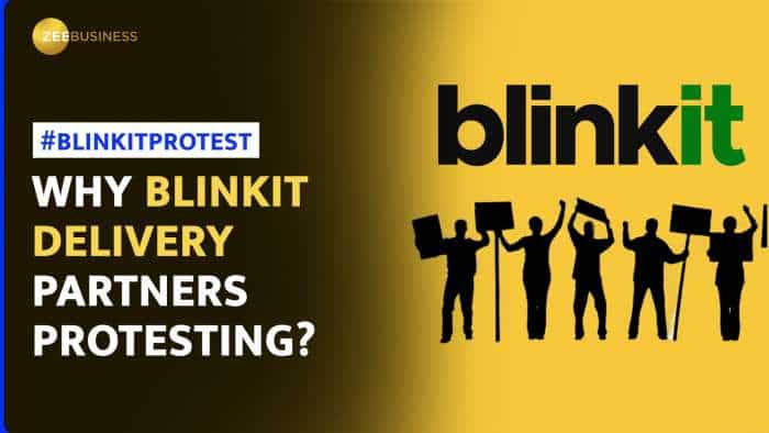 Blinkit delivery partners protest in Delhi NCR over payout policy