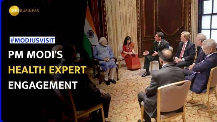 PM Modi US Visit: PM Modi engages with health experts in New York