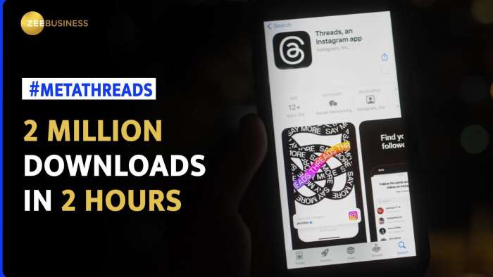 Threads vs Twitter: Meta&#039;s Threads soars to 2 million downloads in 2 hours-- Could it outperform Twitter?
