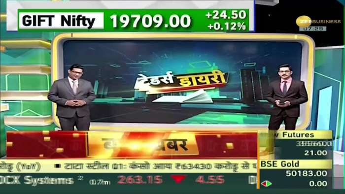 Traders dairy: Good signals from US markets, 26 points rise in Gift Nifty. Dow Futures