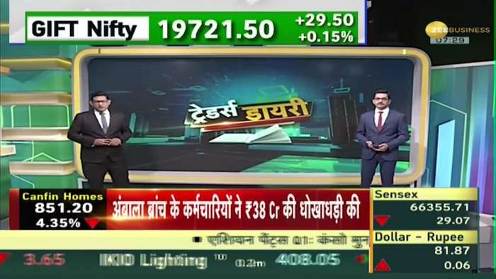 Traders Dairy: Slight gain in Indian markets, 30 points rise in Gift Nifty