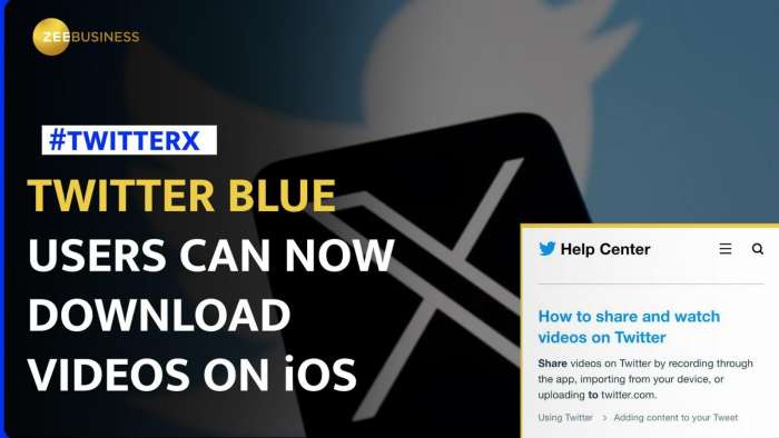 Twitter Blue&#039;s video download feature is a game-changer for iOS users--All You Need To Know