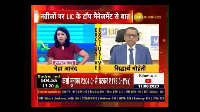 Mr. Siddhartha Mohanty, Chairperson, LIC In Talk With Zee Business