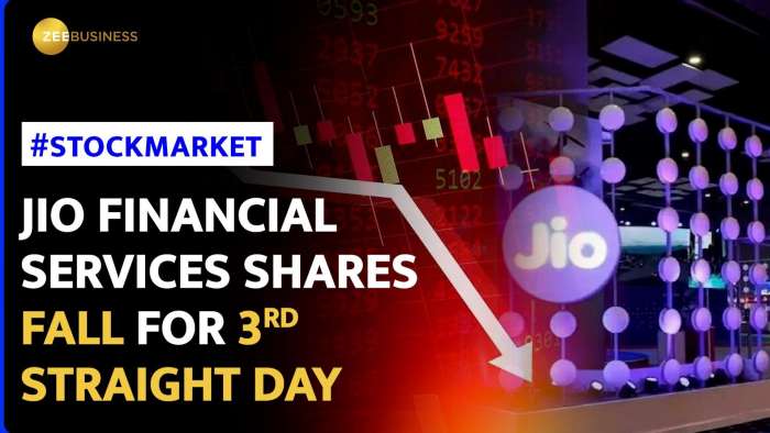 Jio Financial Services shares fall for 3rd straight day, to be removed from Nifty, Sensex on Aug 28