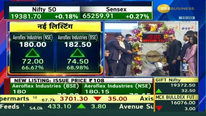 &quot;Incredible Debut! Aeroflex Industries Soars with 82% Premium on Stock Market Entry at Rs 197&quot;