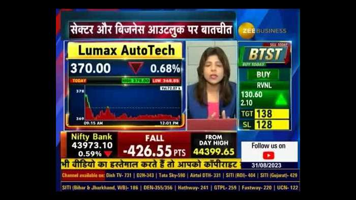 Mr. Anmol Jain, MD, Lumax Auto Technologies In Talk With Zee Business