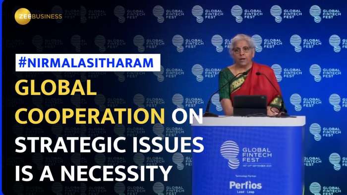 Nirmala Sitharaman calls for global collaborations for responsible globalisation at Global Fintech Fest 2023