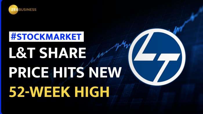 L&amp;T Shares Soar 3.6% to Hit 52-Week High After Buyback Price Hike