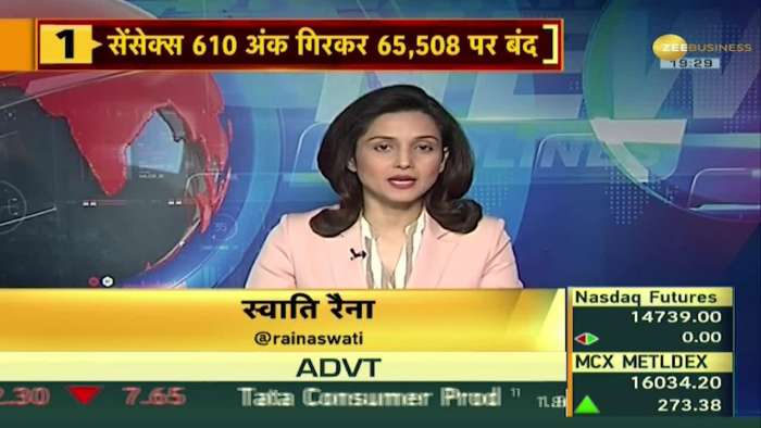 Bazaal Aaj Aur Kal: Pressure on the market due to bad global signals, Nifty 193, Sensex fell 610 points