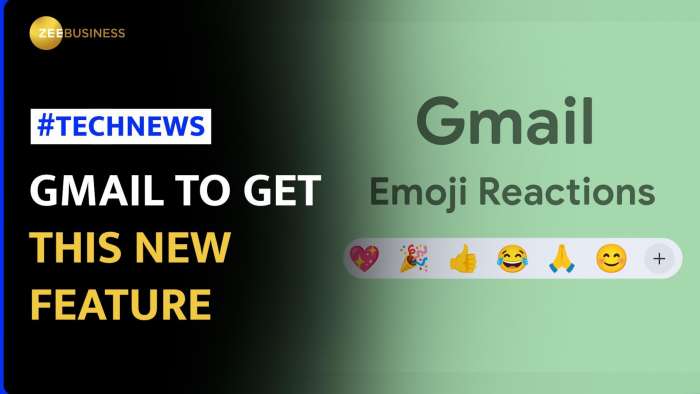 Gmail Emoji: Google Tests New Feature to React to Emails with Emojis