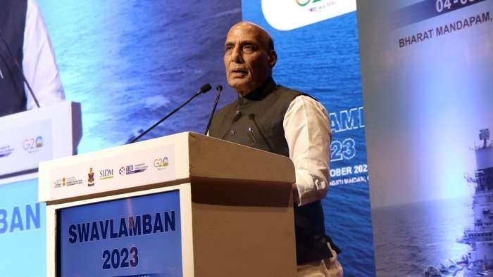 Defence Minister Rajnath Singh announces fresh 'positive indigenisation list' to boost domestic defence manufacturing, launches debit card for offline transaction by naval personnel