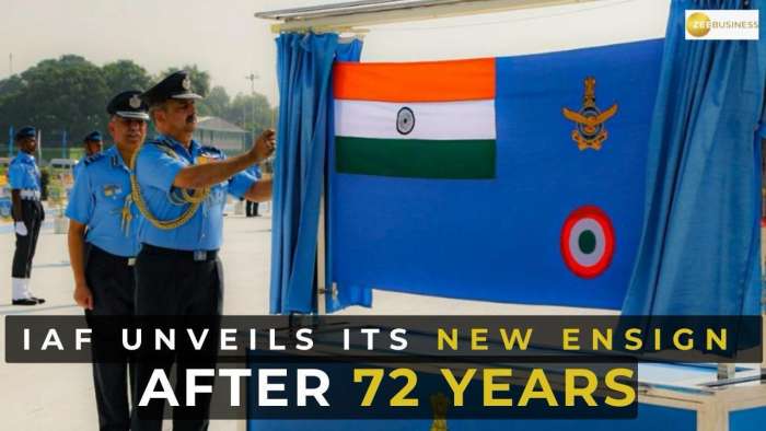 Indian Air Force 91st anniversary: Air Chief Marshal VR Chaudhari Unveils New IAF Ensign