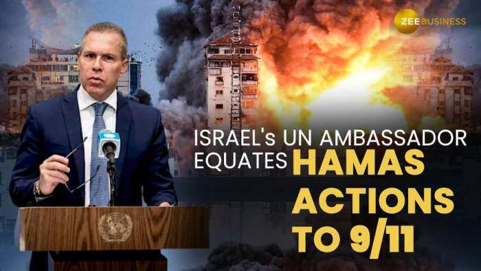 Israeli UN Ambassador Draws Parallels Between Hamas Actions and 9/11 Terror Attacks | Israel-Hamas