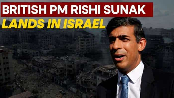 Israel Hamas War: UK PM Rishi Sunak Reaffirm &#039;Solidarity With Israeli People&#039; Post Arrival in Israel