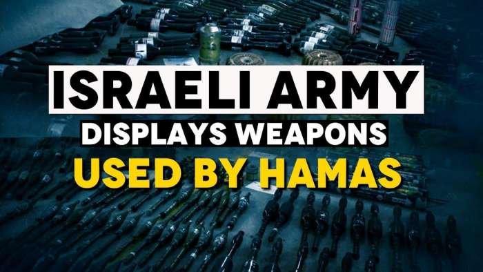 Israel Hamas War: Israeli Forces Seize Massive Weapons Cache from Hamas Militants