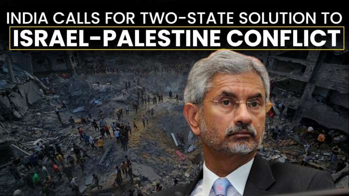 Israel Hamas War: Jaishankar Calls for Two-State Solution to Israel-Palestine Conflict