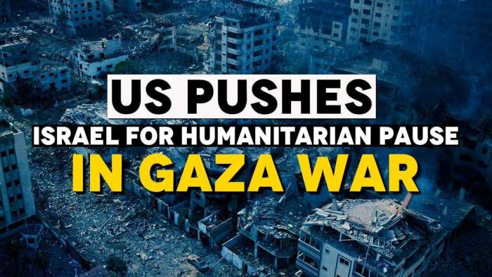 Israel Palestine Conflict: Blinken Lands In Israel To Push For Pause In War On Humanitarian Grounds