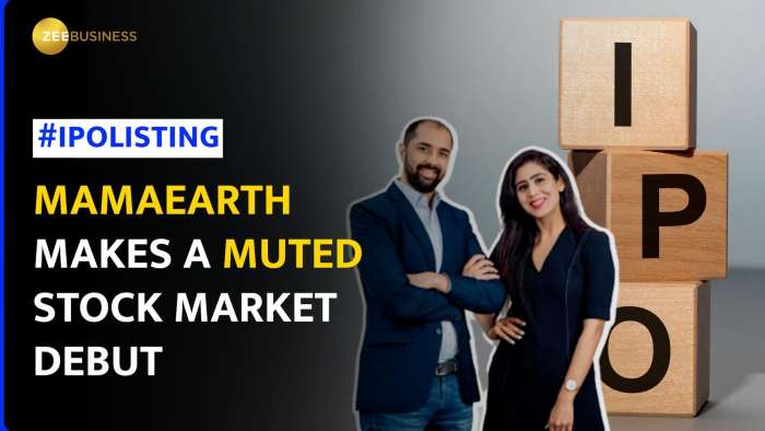 Mamaearth Parent Honasa Consumer Makes Tepid Debut At 1.85% Premium On NSE