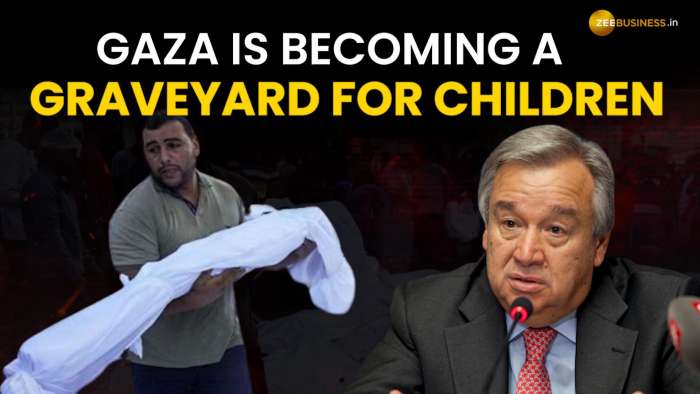 Israel Palestine Conflict: UN Chief Raises Concerns Over Death of Children in Gaza Amid War
