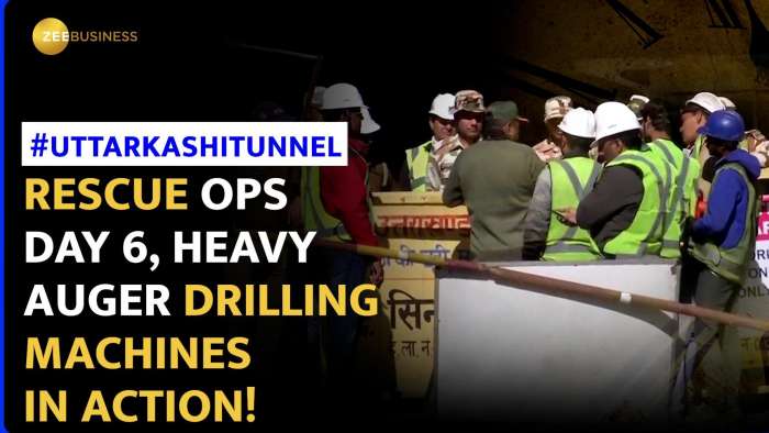 Uttarkashi Tunnel Collapse: Intense Efforts to Save 40 Trapped Workers with Heavy Drilling Machines