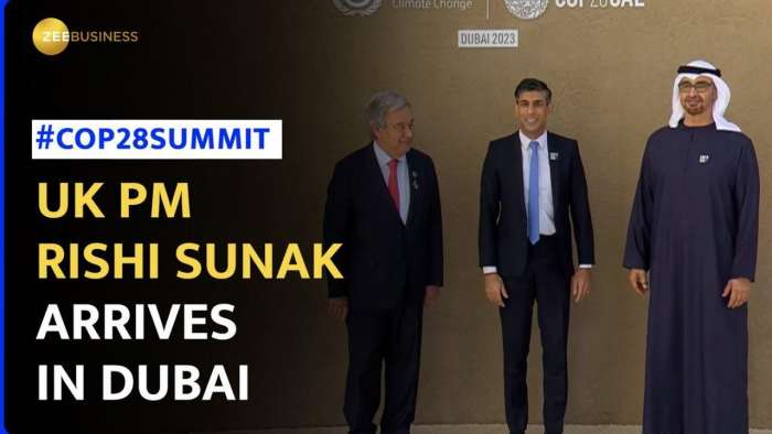 COP28 Summit Update: UK PM Rishi Sunak Arrives in Dubai