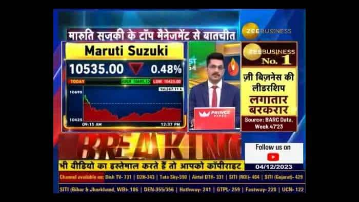 Mr. Shashank Srivastava, Senior Executive Officer, Marketing &amp; Sales, MSIL In Talk With Zee Business