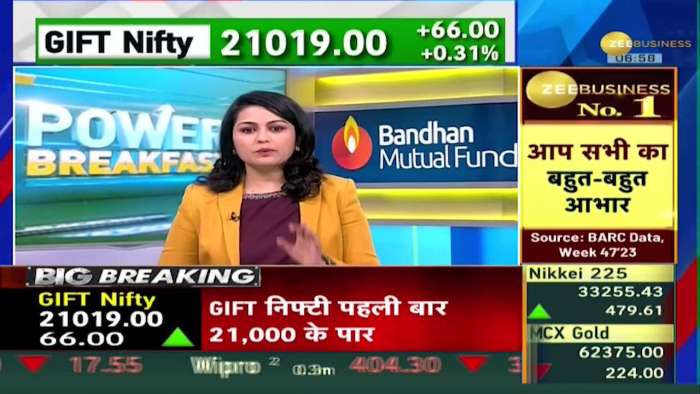 Power Breakfast: GIFT Nifty crosses 21000 for the first time. stock market GIFT Nifty | Breaking