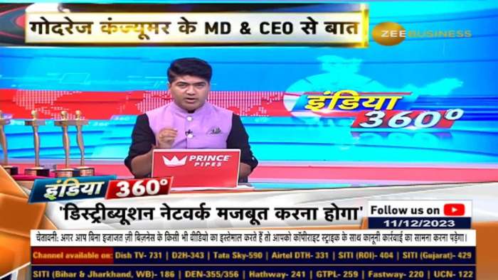 Mr. Sudhir Sitapati, MD &amp; CEO, Godrej Consumer Products Limited In Conversation With Zee Business