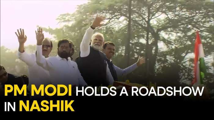 PM Narendra Modi Holds Grand Roadshow in Nashik