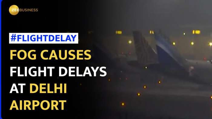 Fog Delays Flights at Delhi Airport as City Shivers in Cold Grip