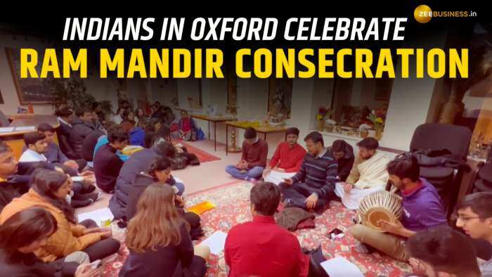 Indian Diaspora in Oxford University Celebrate Ayodhya Ram Mandir Ceremony with Special Event