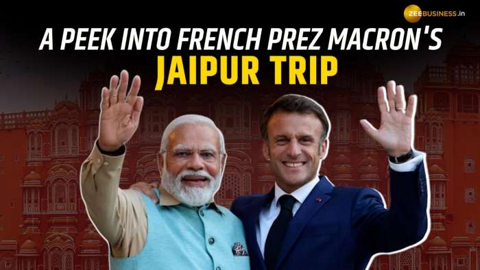 Emmanuel Macron in Jaipur: Amber Fort, Hawa Mahal on French President&#039;s Itinerary