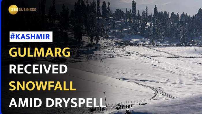 Jammu &amp; Kashmir News: Fresh Snowfall In Gulmarg After Long Dryspell