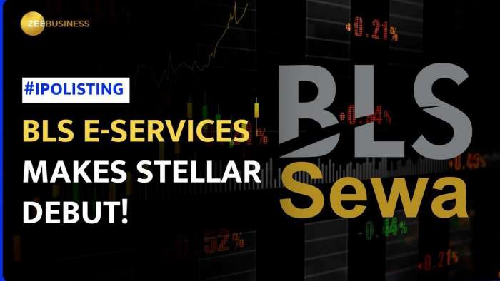 BLS E-Services Shares Debut On Bourses With 125% Premium | Stock Market News