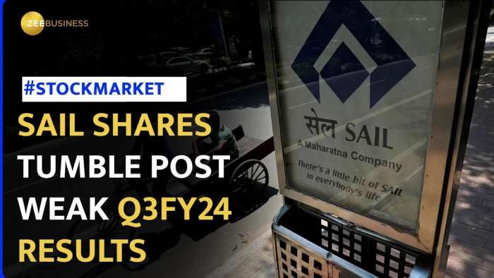 SAIL Shares Fell Over 5% Post Q3FY24 Results--Check Brokerage Target