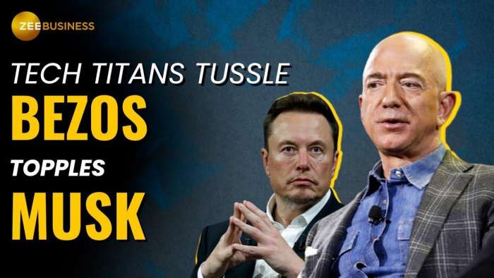 Amazon Ascends, Tesla Tumbles: Bezos Overtakes Musk as World&#039;s Richest