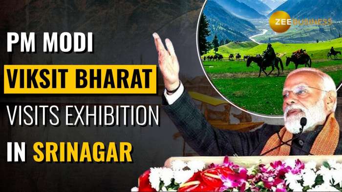 PM Modi Engages at &quot;Viksit Bharat Viksit Jammu Kashmir&quot; Exhibition in Srinagar