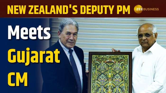 New Zealand&#039;s Deputy PM Winston Peters Meets Gujarat CM Bhupendra Patel