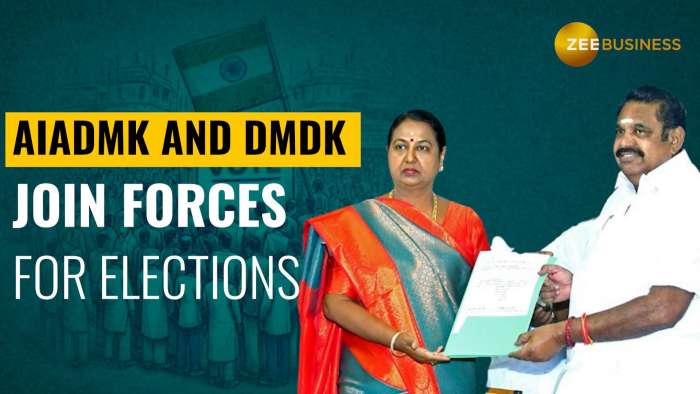 Lok Sabha Elections 2024: AIADMK and DMDK Forge Alliance For The Upcoming Elections