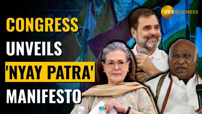 Lok Sabha Elections 2024: Congress Unveils &#039;Nyay Patra&#039; Manifesto for 2024 Elections – Check Details
