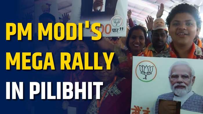 PM Modi Set to Address Mega Rally in Uttar Pradesh&#039;s Pilibhit Ahead of Lok Sabha Polls