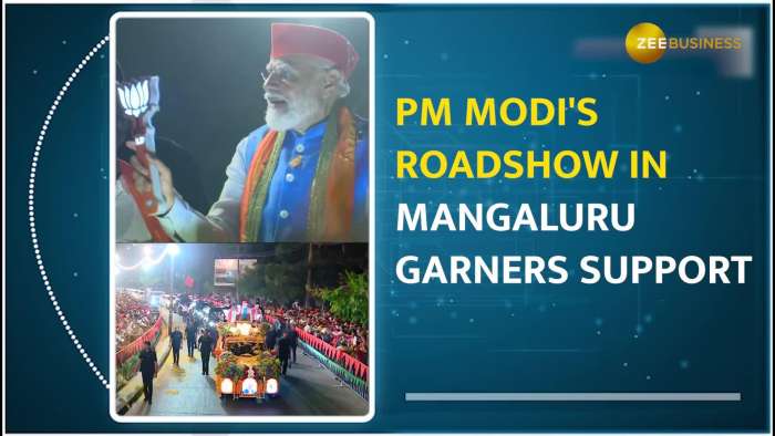  PM Modi Holds A Roadshow In Karnataka’s Mangaluru | Lok Sabha Elections 2024 