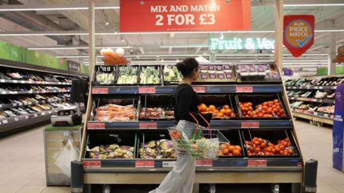 UK inflation slows by less than expected to 3.2% in March