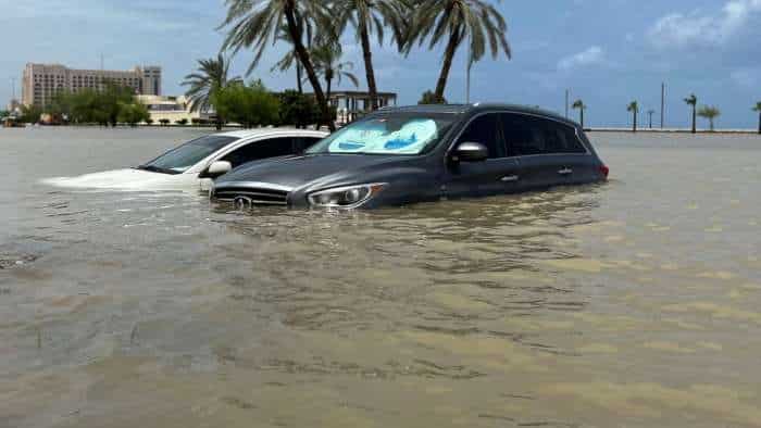 Dubai Flood Photos: Airport flooded, roads and schools shut as torrential rains wreak havoc in desert city | PICS