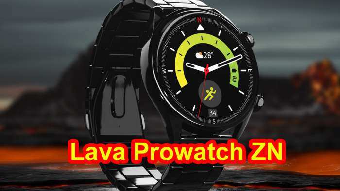 Lava Prowatch ZN VN launch price india complete specs features amoled display battery charging 