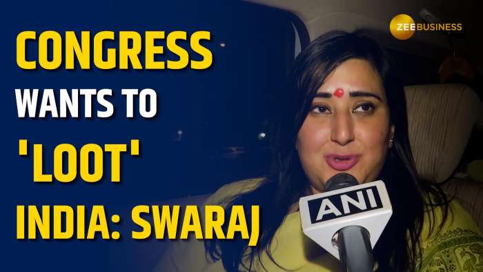 BJP Candidate Bansuri Swaraj Accuses Congress of Wanting to 'Loot' People with Inheritance Tax Proposal
