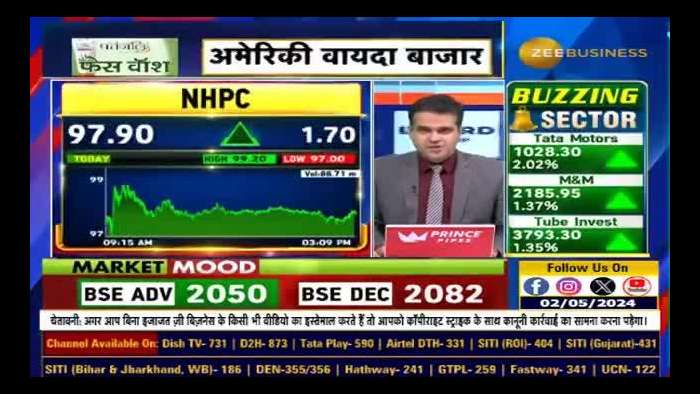 NHPC market cap near Rs 1 lkh cr after company signs MoU with Norwegian company