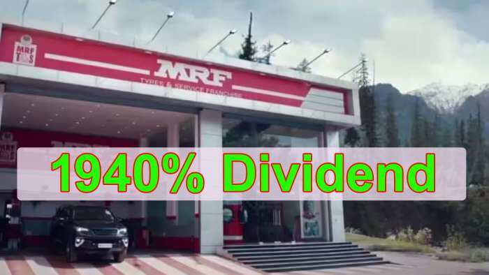 MRF dividend 2024: Board recommends 1940% final dividend - Check details
