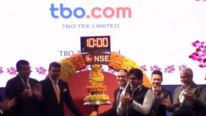 TBO Tek IPO Listing LIVE updates, TBO Tek Share Price Targe NSE, BSE: 