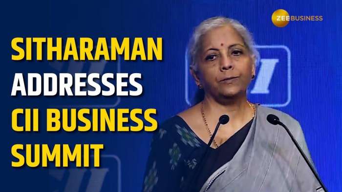  Finance Minister Nirmala Sitharaman Speaks at CII Annual Business Summit 2024 